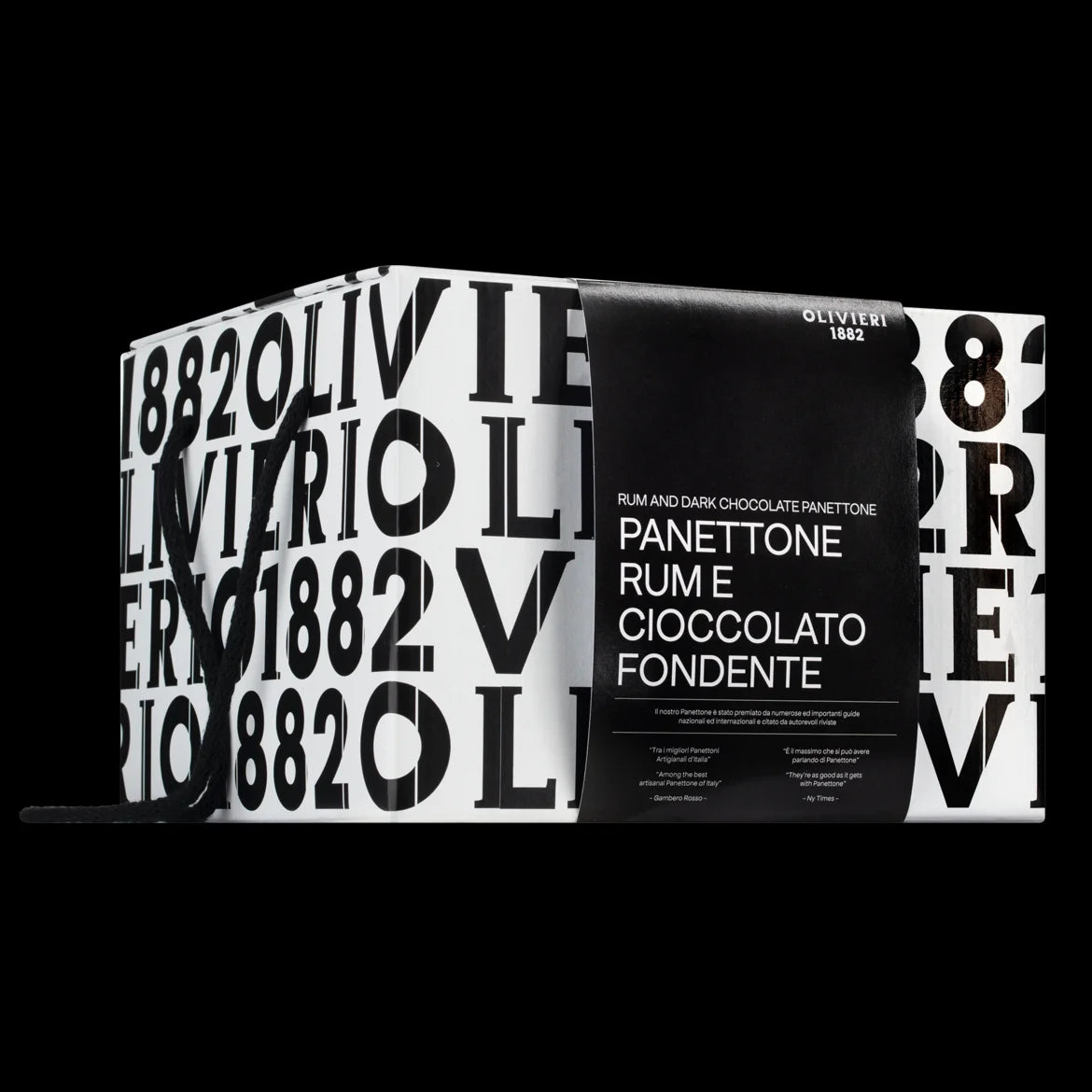 Panettone mit dreierlei Schokoladen