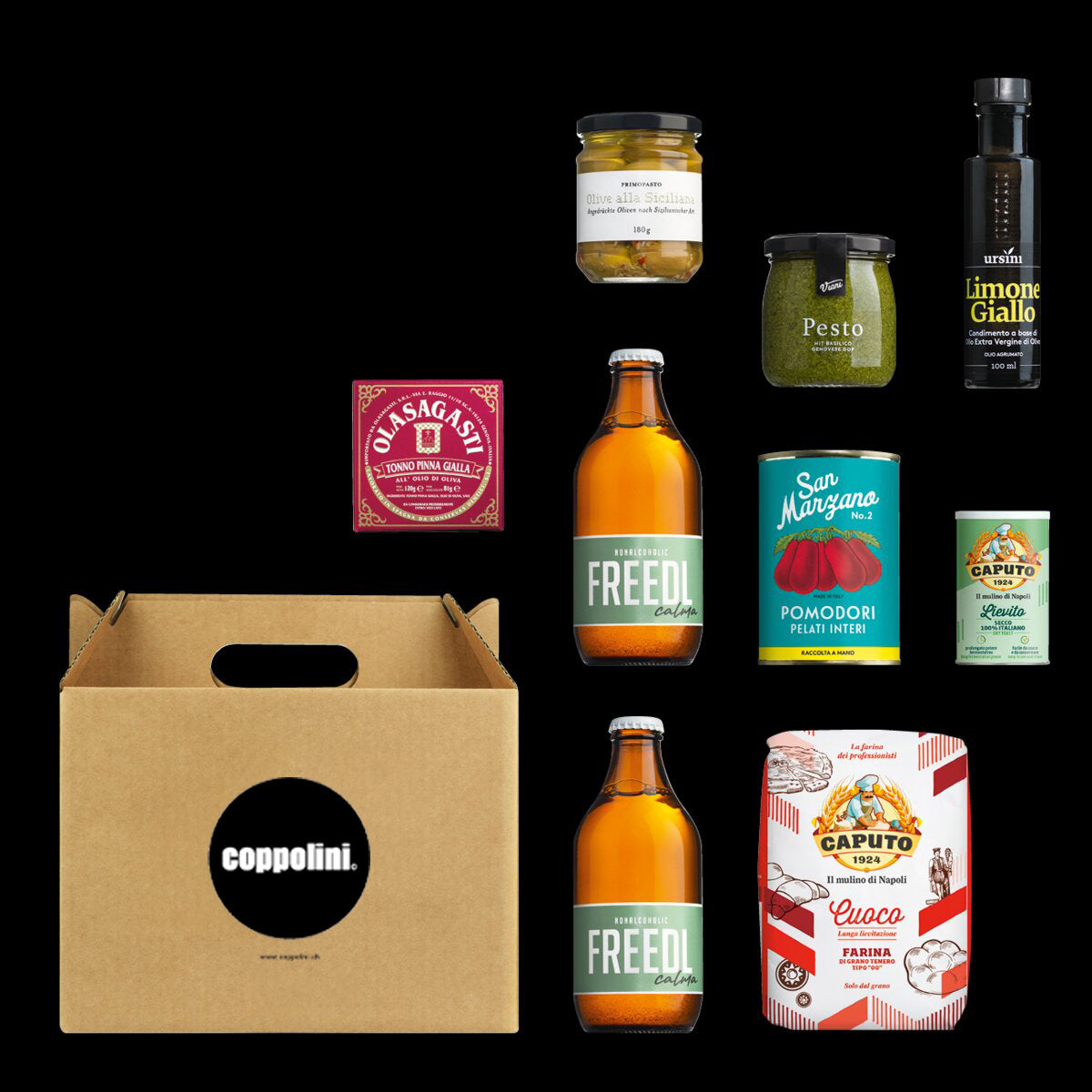 GESCHENKBOX 4 "PIZZA NAPOLI"